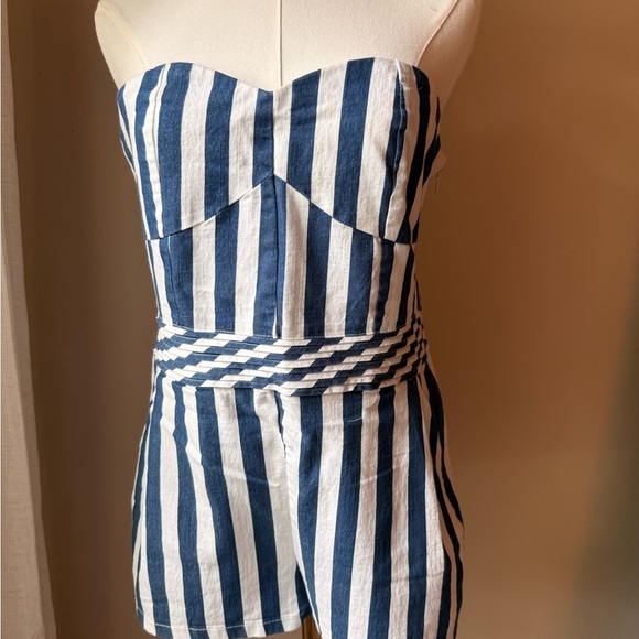 Gypsy Junkies Pants - Gypsy Junkies Sandy Short Romper Stripes